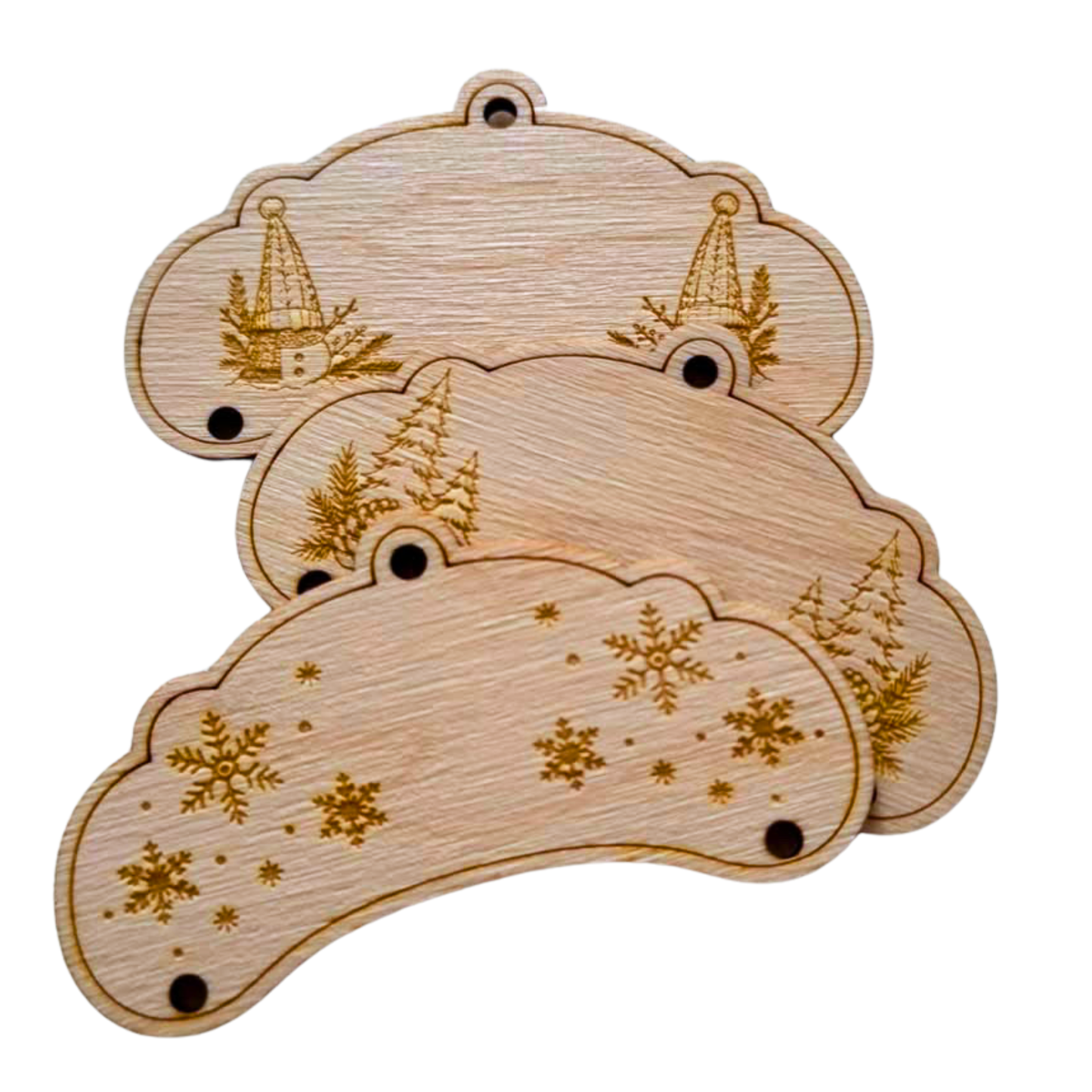 Wee Three Gnome Ornament Hangers